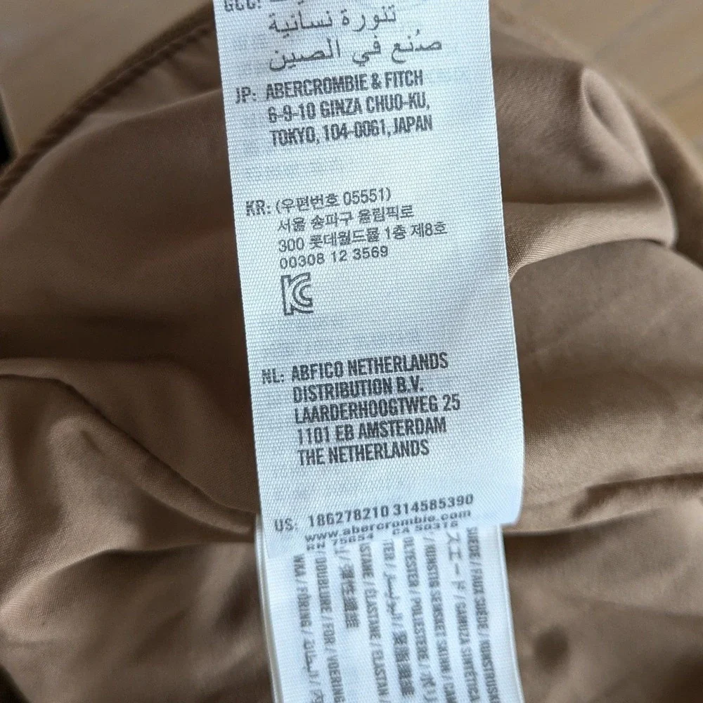 Abercrombie &‎ Finch Vegan Suede Mini Skirt Wrap Style Women's XS